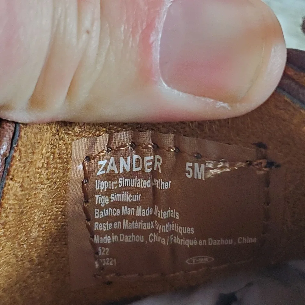Deer Stags Zander Toddler Shoes Sz 5 M Brown Almond Toe Lace Up Oxfords